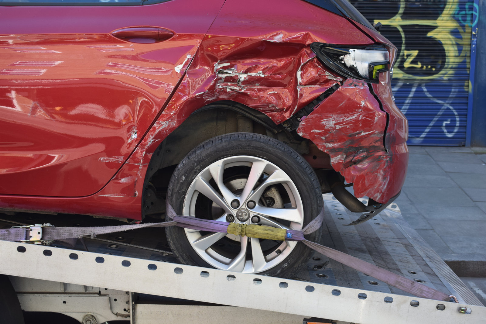 Car after a collision